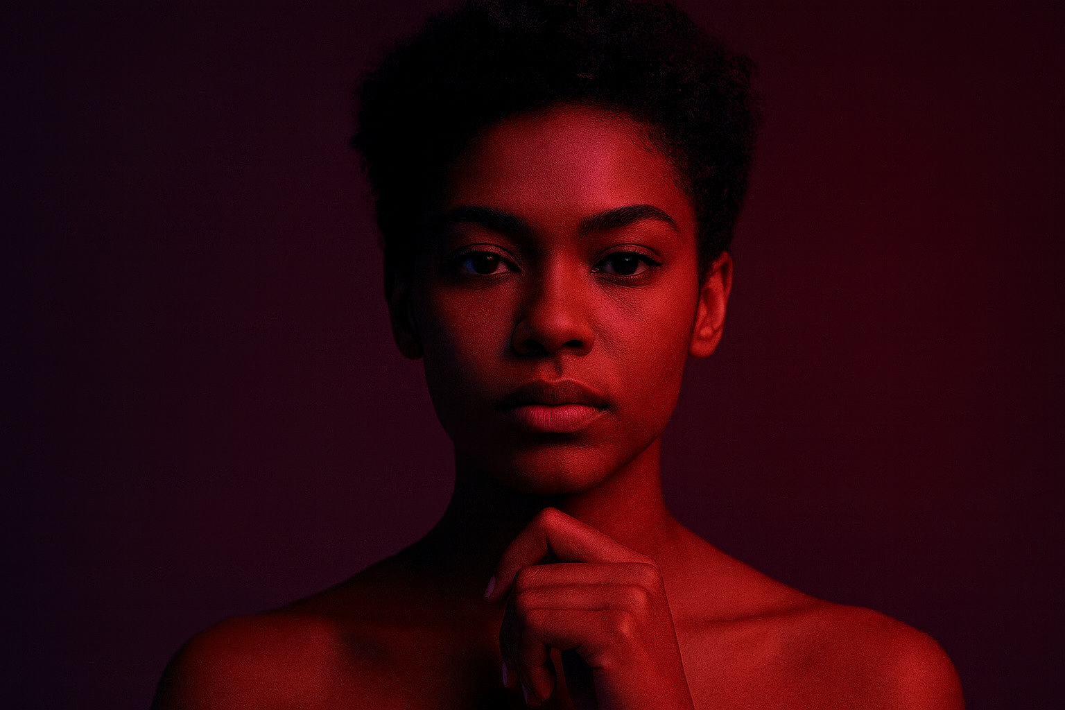 This is an Alt Girl in REd